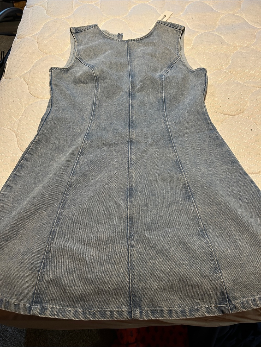 Denim fit and flare dress